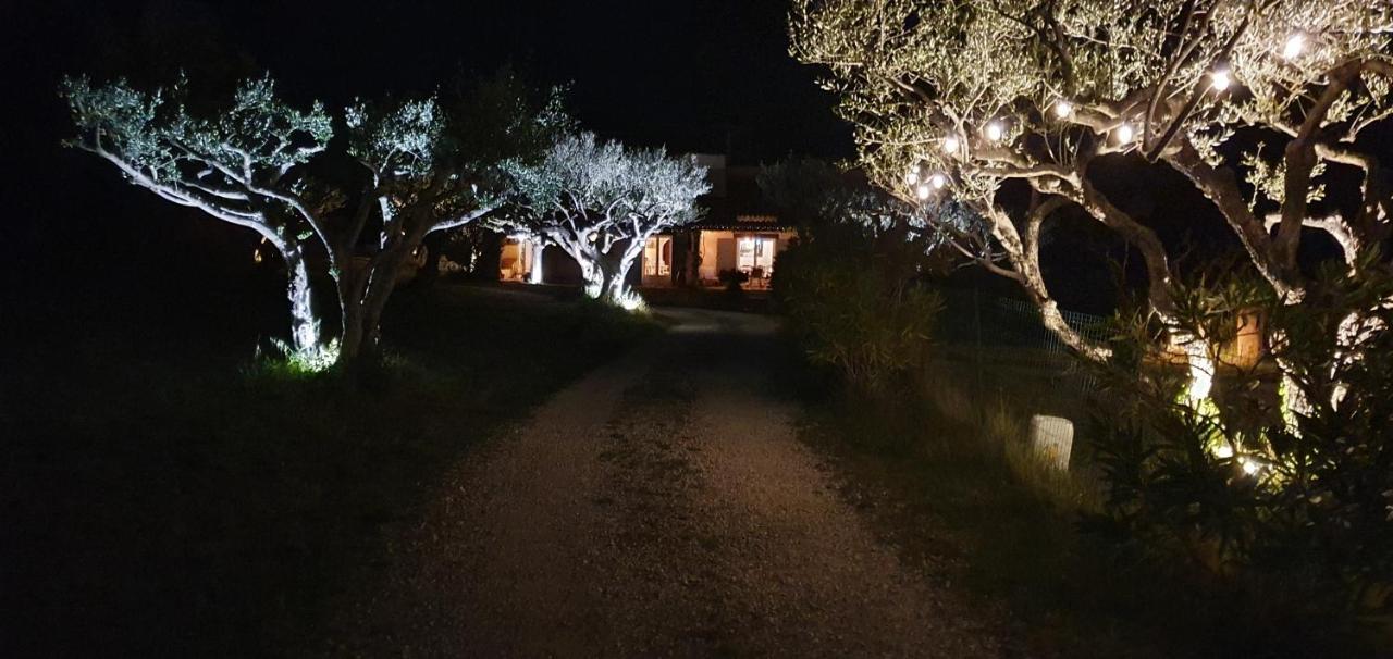 Le Mas Des Oliviers Puget-Ville Exteriör bild